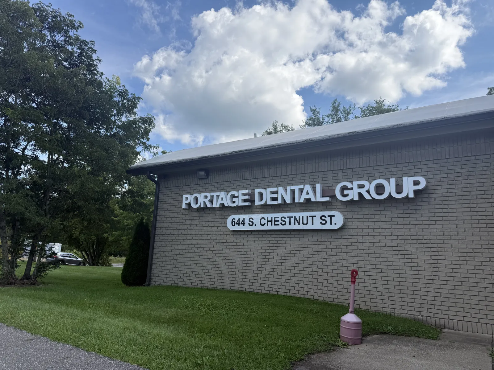 The Portage Dental Group building at 644 S. Chestnut St
