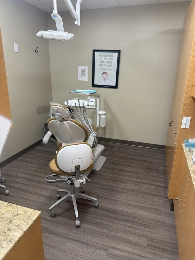 A treatment room ready for the next patient